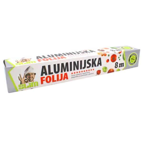 Slim aluminijska folija 8m