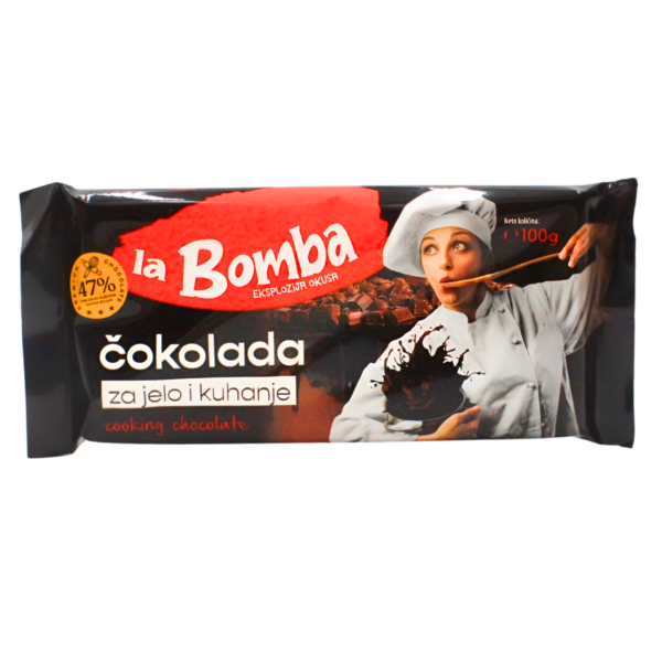Čokolada za jelo i kuhanje 100g La Bomba