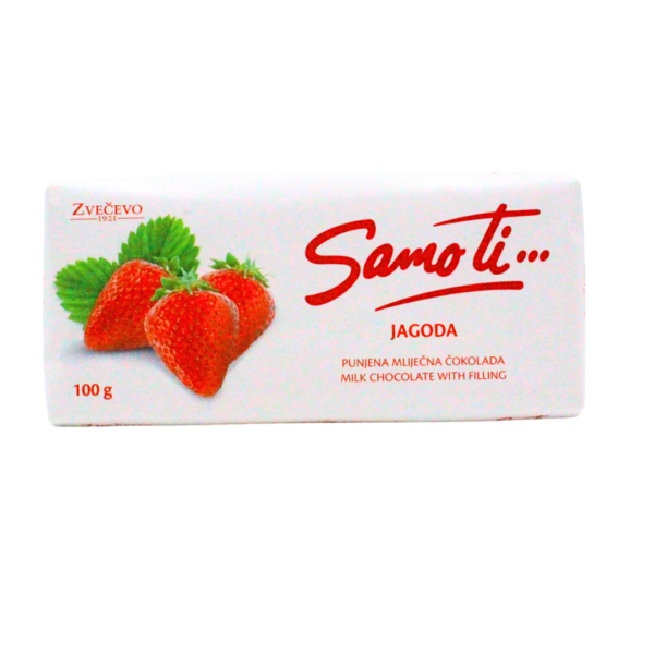 Čokolada Samo ti jagoda 100g