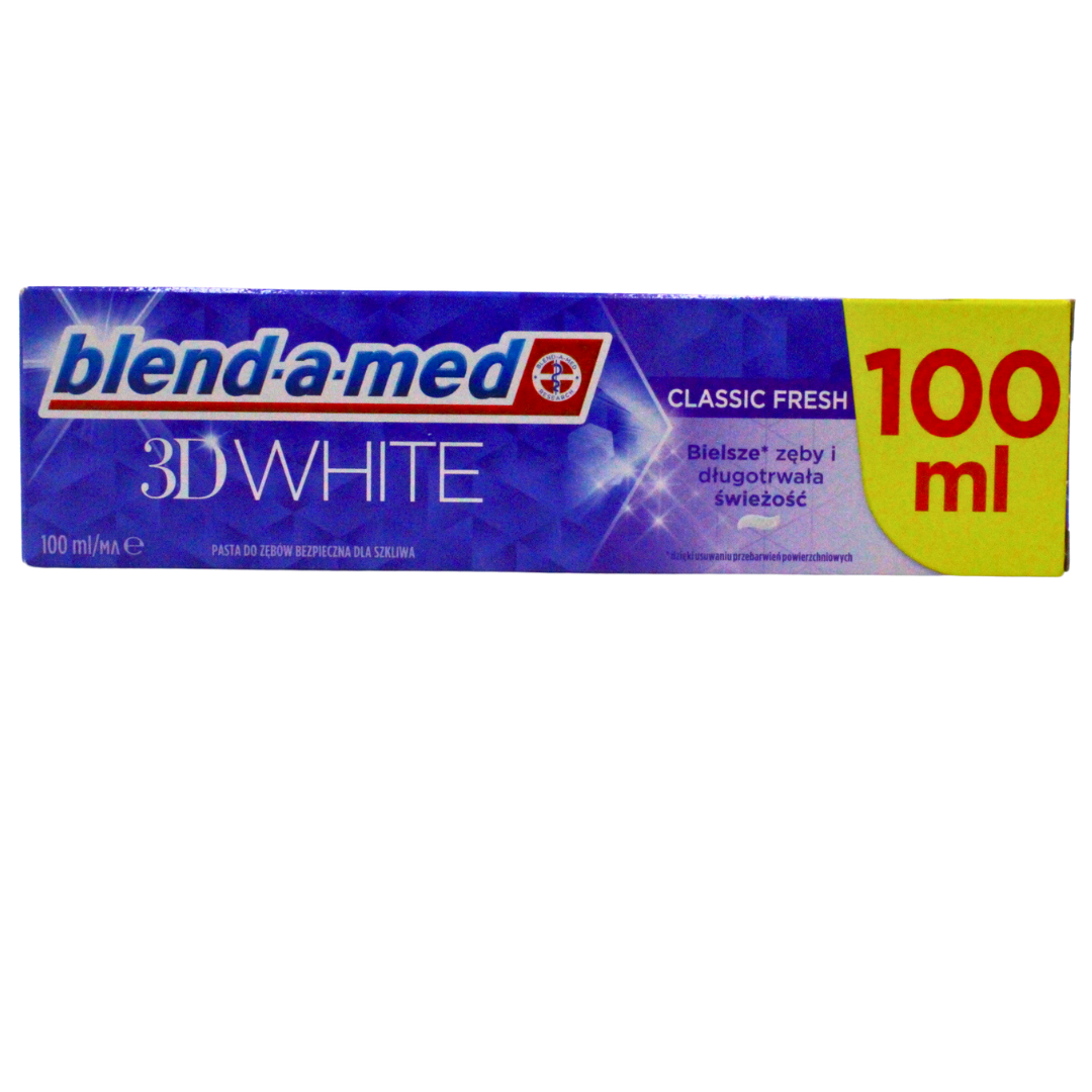 74 Pasta za zube Blend-a-med 3D white 100 ml - Image 1