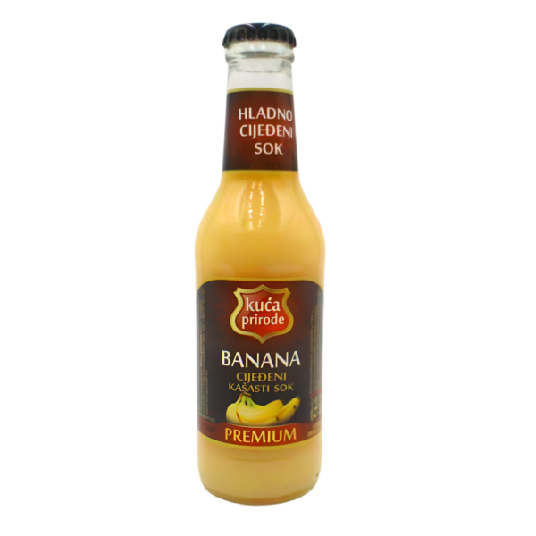 Sok kašasti banana 200ml Kuća Prirode
