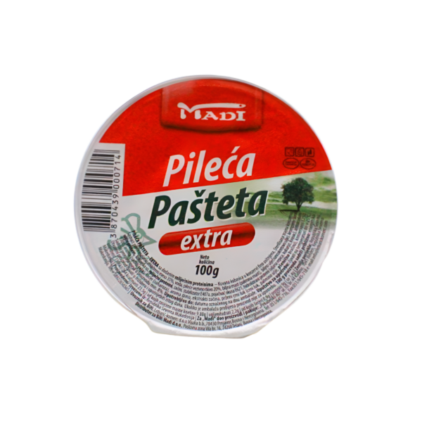 Pašteta pileća extra 100g Madi